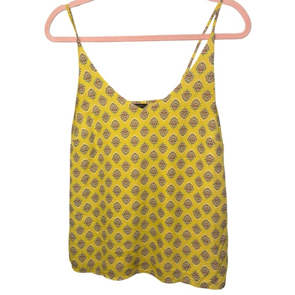 Banana Republic Tops - Banana Republic Yellow W/ Decorative Motif Patterned Top